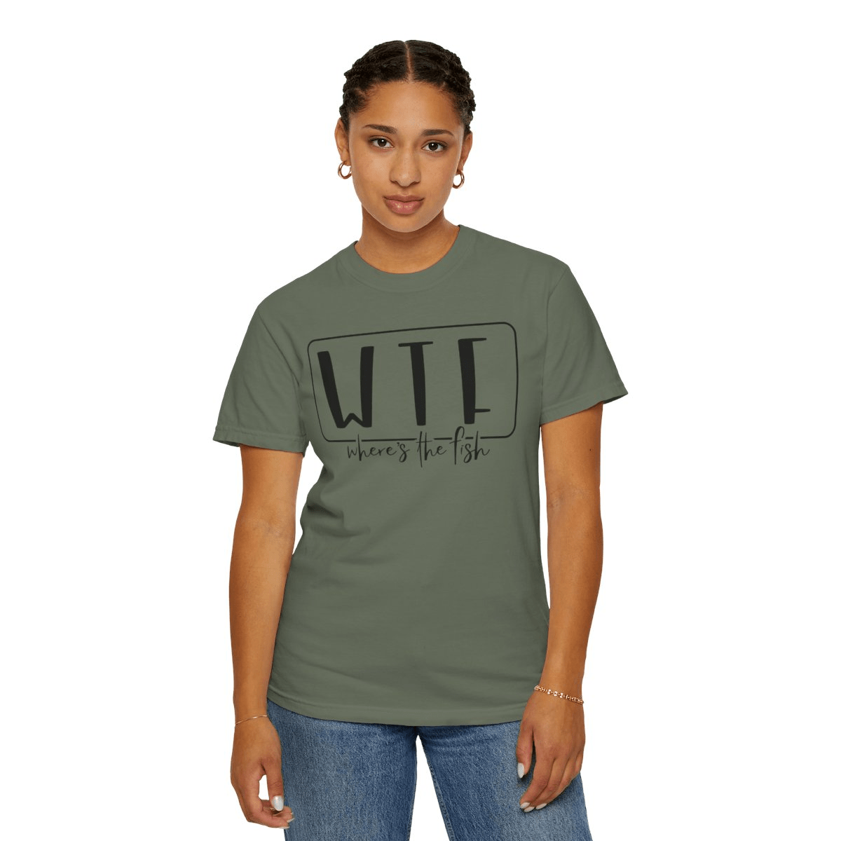 WTF – Where’s The Fish Unisex Garment - Dyed T-shirt - MarineQuest Supply
