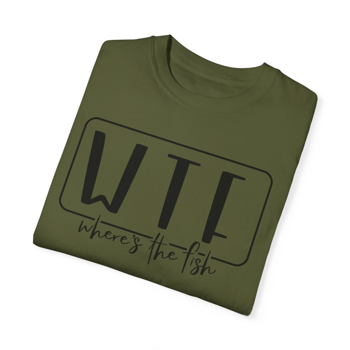 WTF – Where’s The Fish Unisex Garment - Dyed T-shirt - MarineQuest Supply