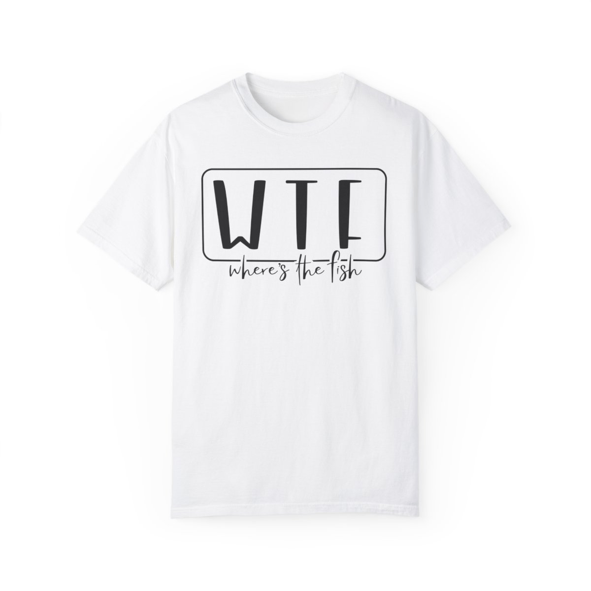 WTF – Where’s The Fish Unisex Garment - Dyed T-shirt - MarineQuest Supply