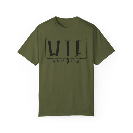 WTF – Where’s The Fish Unisex Garment - Dyed T-shirt - MarineQuest Supply