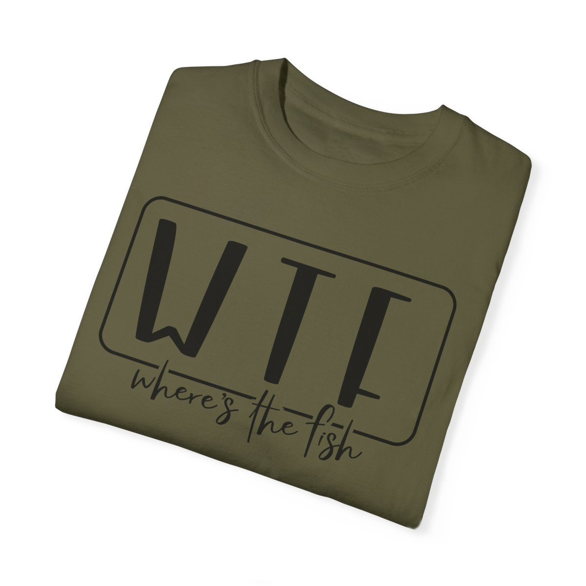 WTF – Where’s The Fish Unisex Garment - Dyed T-shirt - MarineQuest Supply