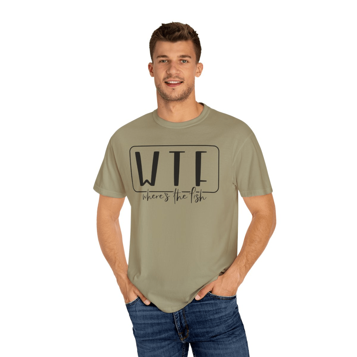 WTF – Where’s The Fish Unisex Garment - Dyed T-shirt - MarineQuest Supply