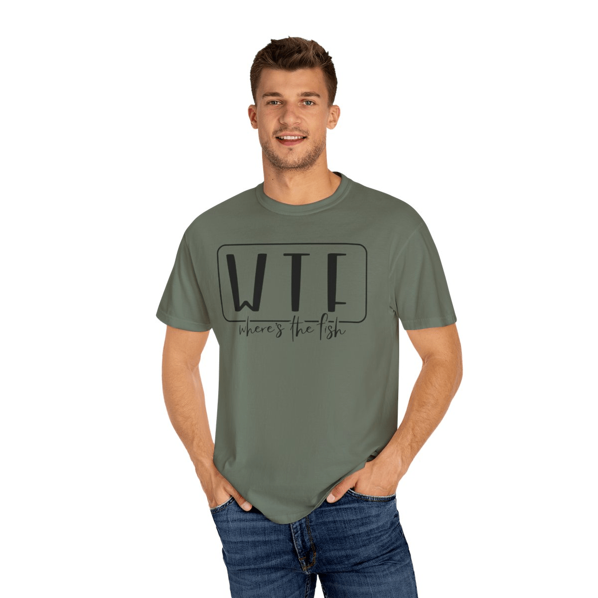 WTF – Where’s The Fish Unisex Garment - Dyed T-shirt - MarineQuest Supply