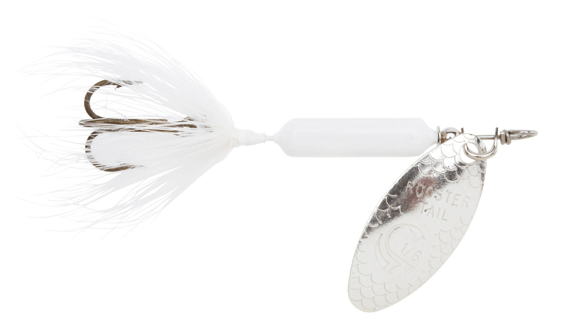 Yakima Rooster Tail 3/8 Snow - MarineQuest Supply