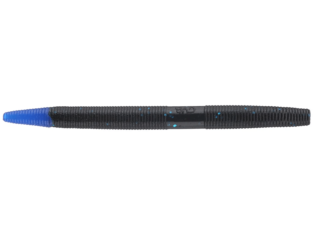 Yamamoto 5in SENKO 10pk Black W Large Blue FlakeClear Blue Tail - MarineQuest Supply