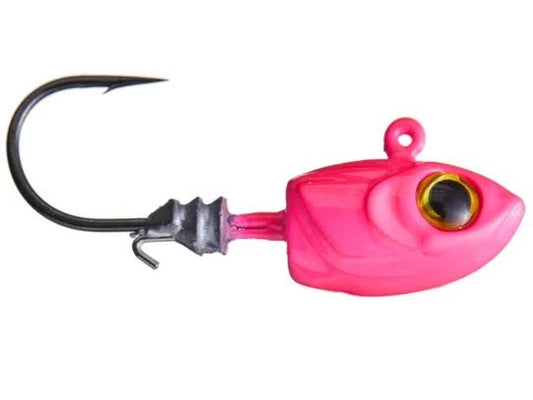 Z - MAN Micro Shad HeadZ 1/16oz Pink Glow 4pk - MarineQuest Supply