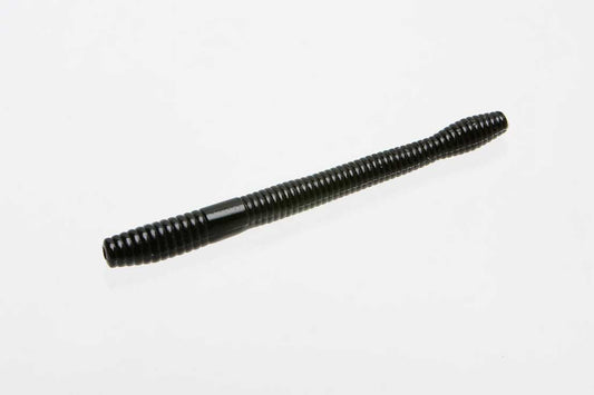 Zoom Magnum Finesee Worm 5in 10/bag Black - MarineQuest Supply
