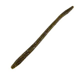Zoom Magnum Finesee Worm 5in 10/bag Green Pumpkin Purple Green - MarineQuest Supply