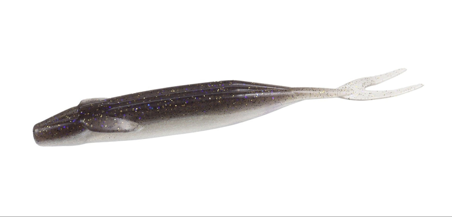 Zoom Winged Fluke 4in 8/bag Gizzard Shad - MarineQuest Supply