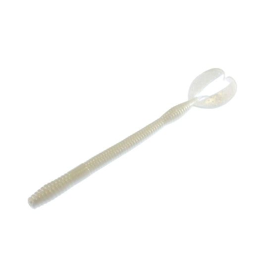 Zoom Z Craw Worm 6.75in 10/bg Pearl White - MarineQuest Supply